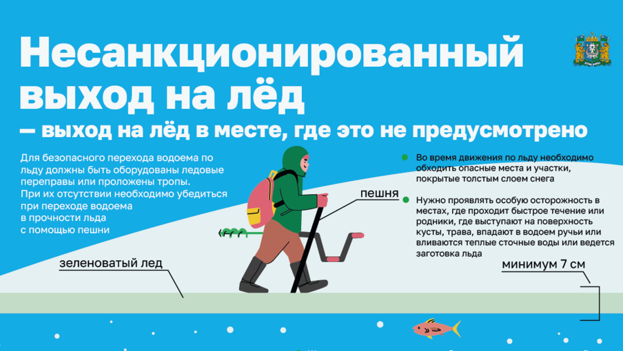 Риск для жизни и здоровья при выходе на лёд водоемов Риск для жизни и здоровья при выходе на лёд водоемов.